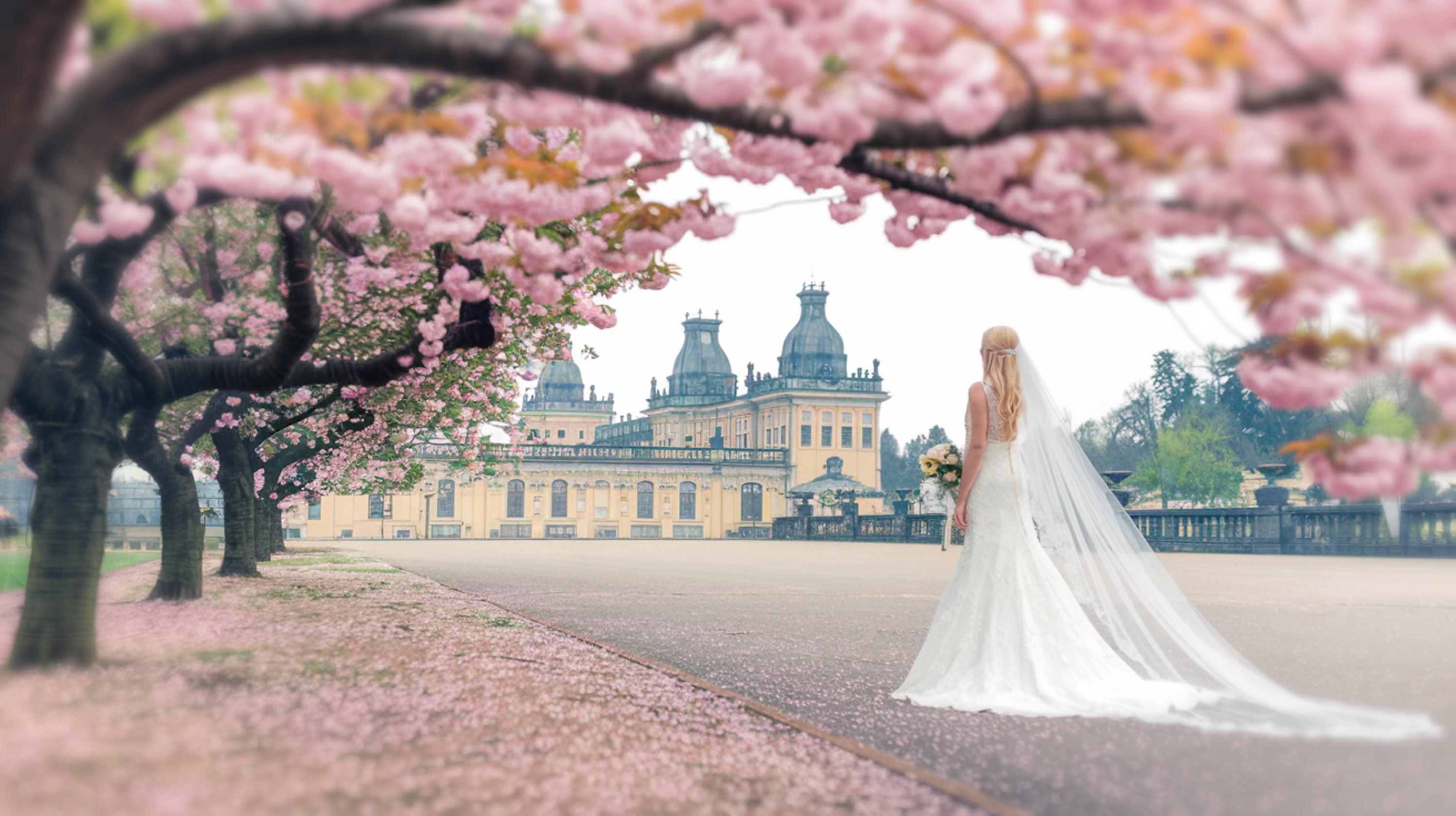 Der Traum der Braut hat sich erfüllt - der 1963 er Chevrolet Impala erscheint auf magische Weise - hochzeitsauto und Oldtimer mieten
